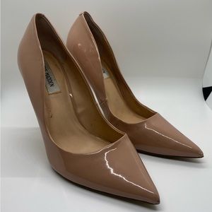 Steve Madden Pink/Nude Patent Heels